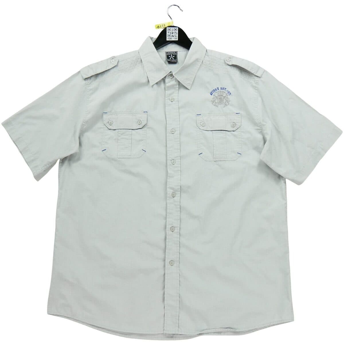 Πουκάμισο με κοντά μανίκια Avirex 215263