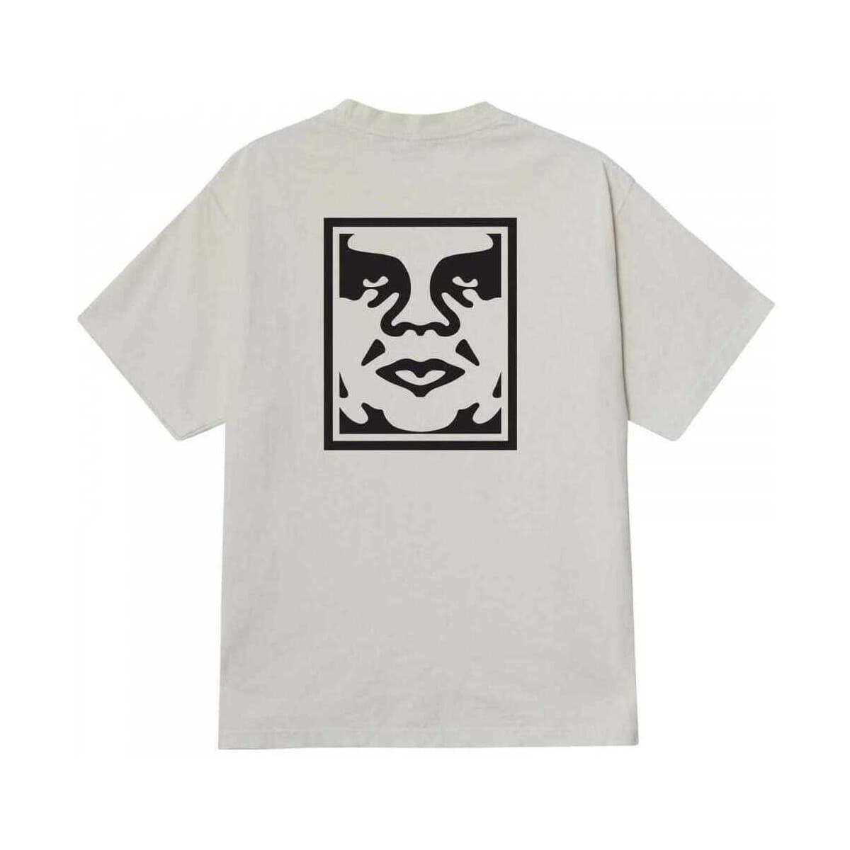 Men's T-Shirts Obey Beige