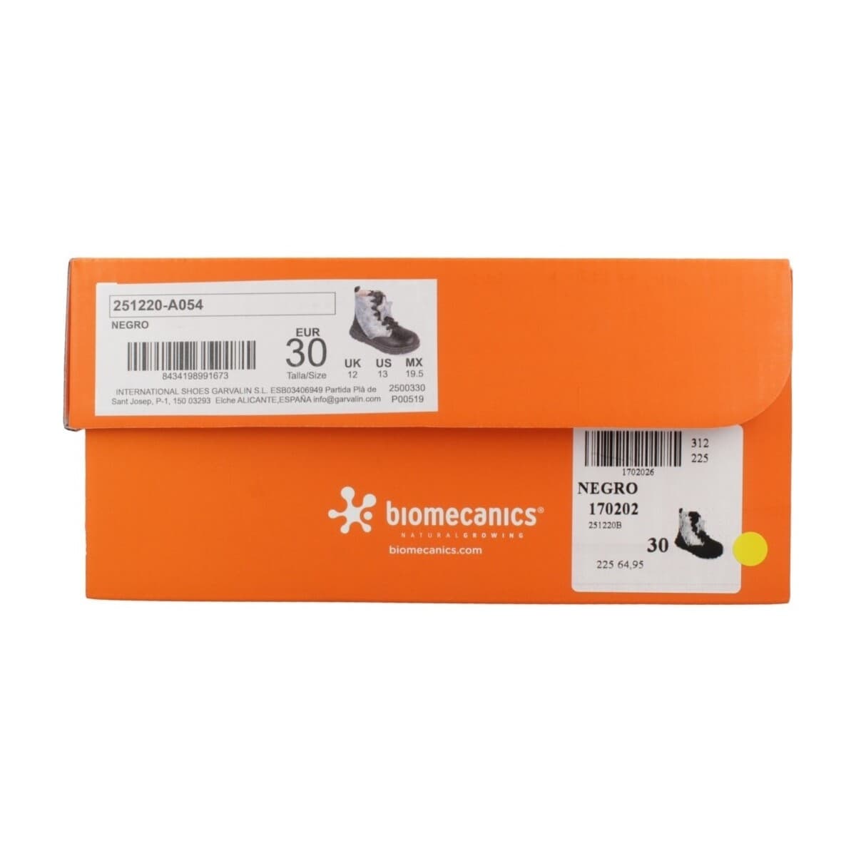 Girls' Ankle Boots Biomecanics Black