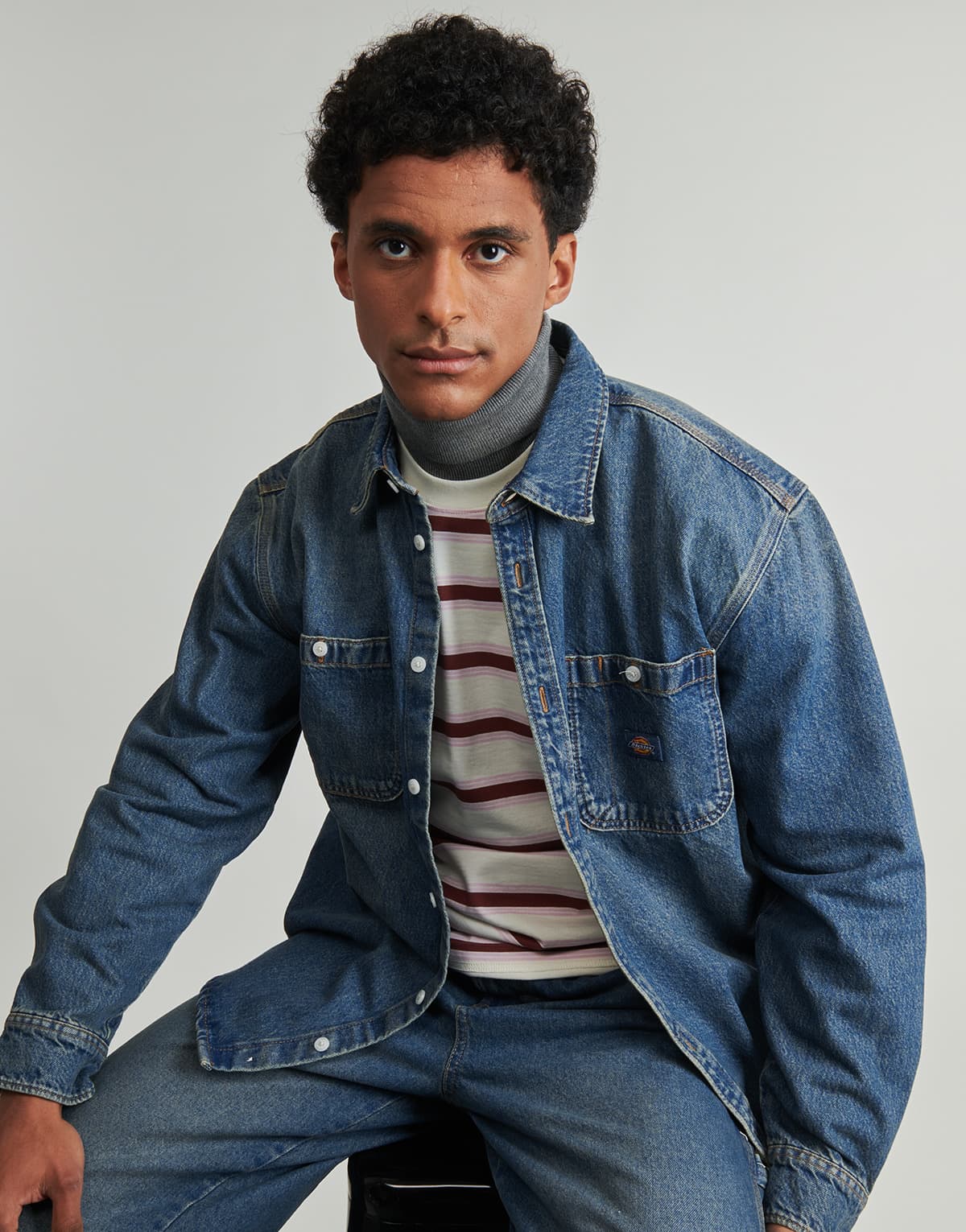 Men's Shirts Dickies Blue