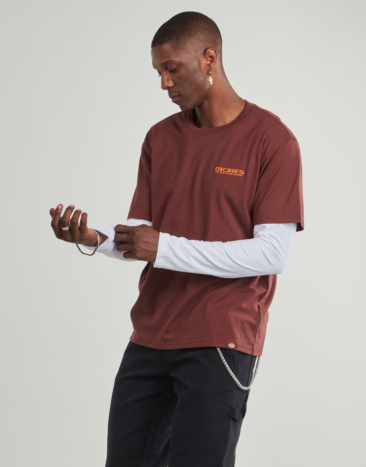 Men's T-Shirts Dickies Bordeaux