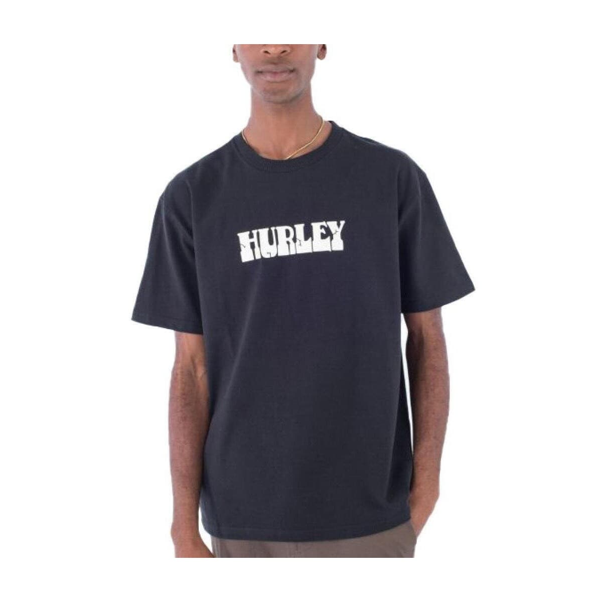 T-shirt με κοντά μανίκια Hurley Camisetas Hombre Modèle Worm Tee