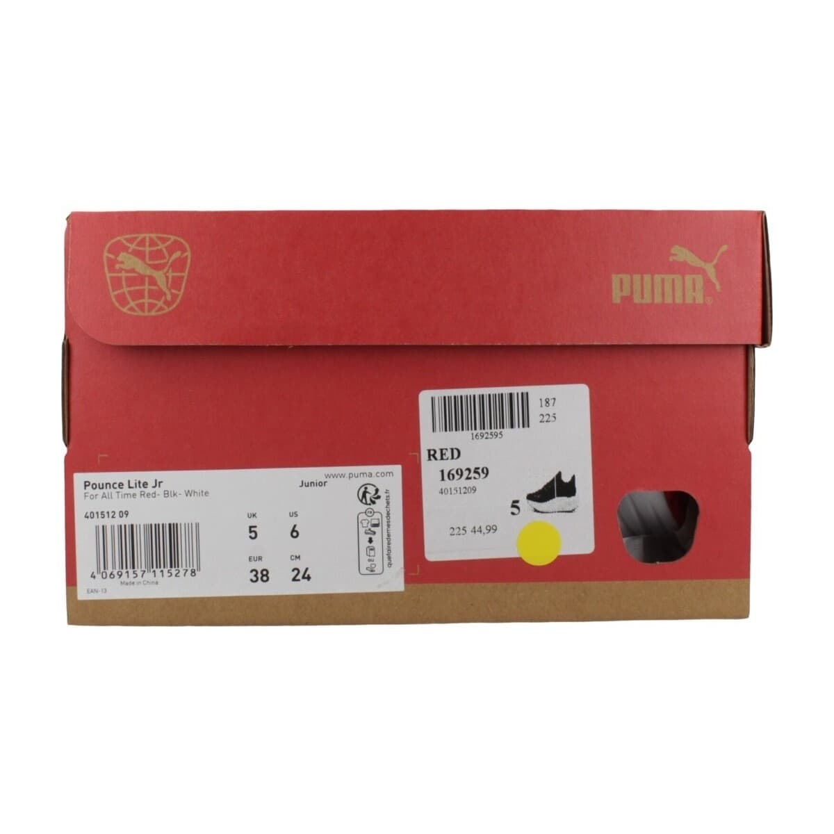 Boys' Sports Shoes Puma Red