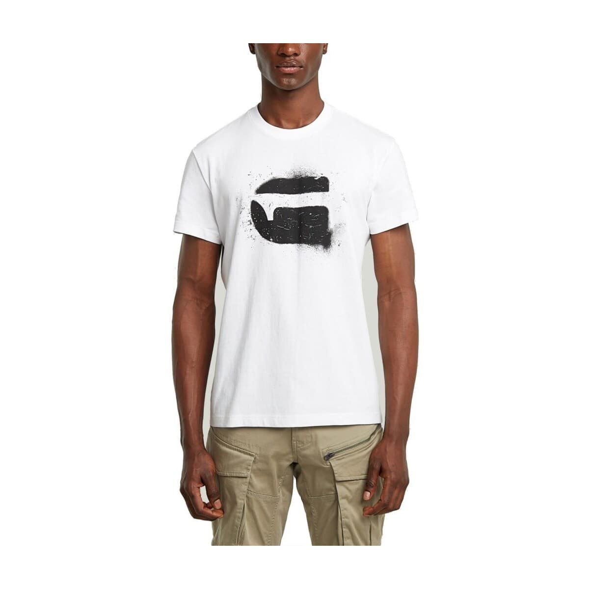 T-shirts & Polos G-Star Raw Camisetas Hombre Modèle Spray G Logo R T