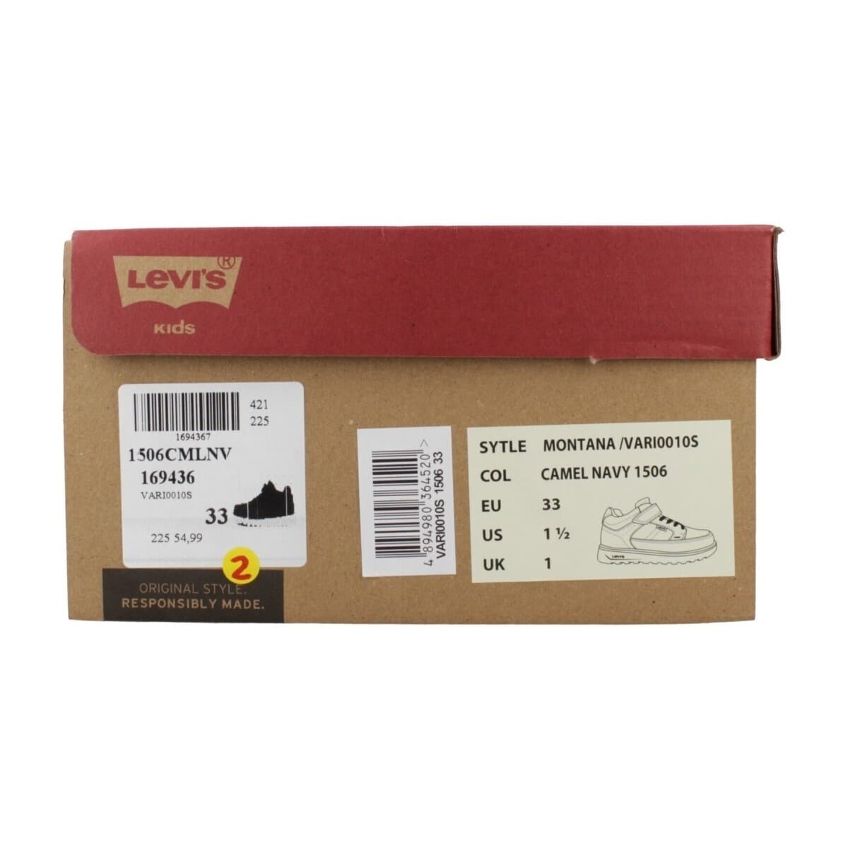 Boys' Sneakers Levis Brown