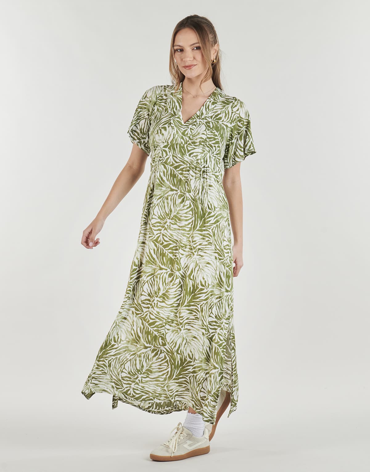 Women's Dresses Deeluxe Khaki