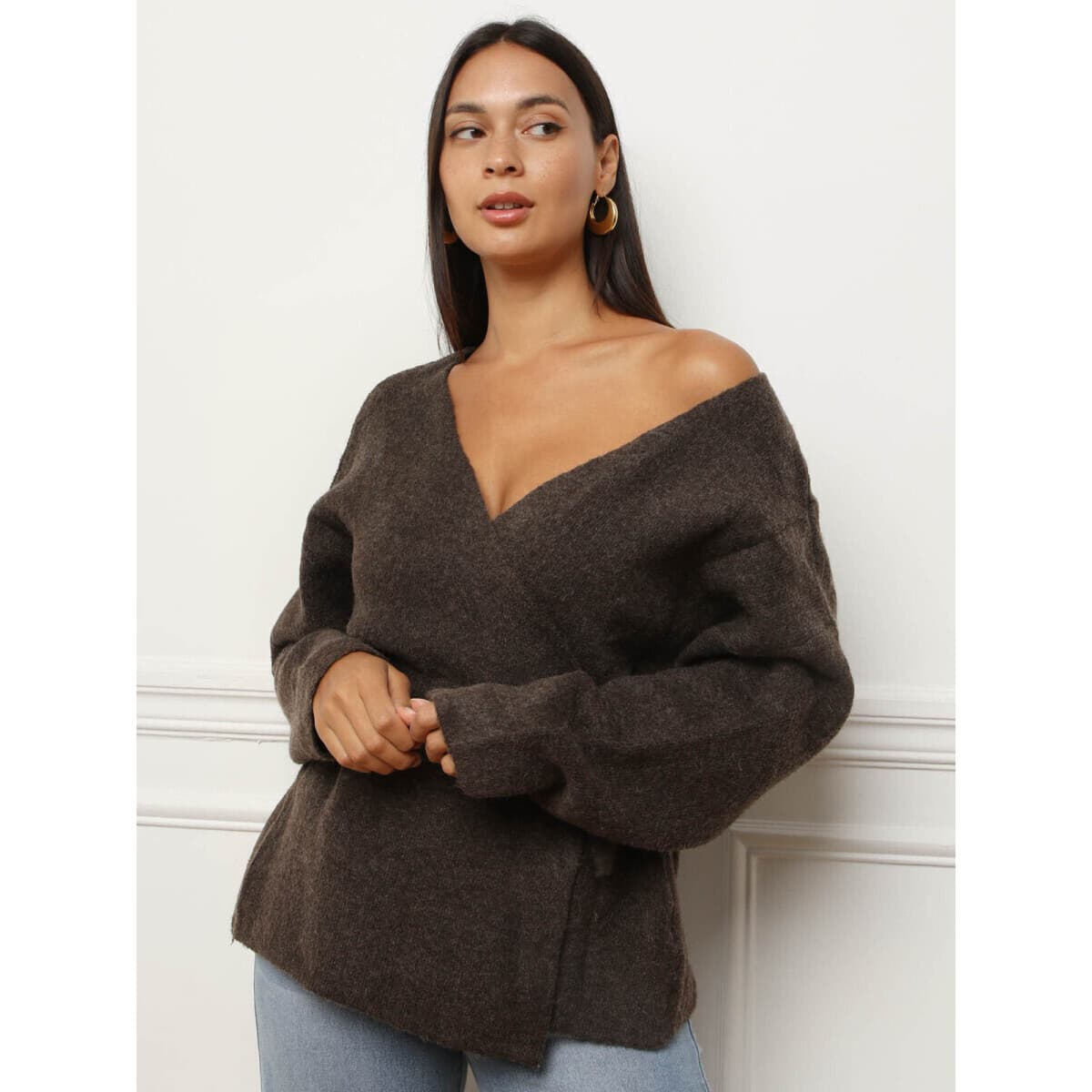 Women's Sports T-Shirts La Modeuse Brown