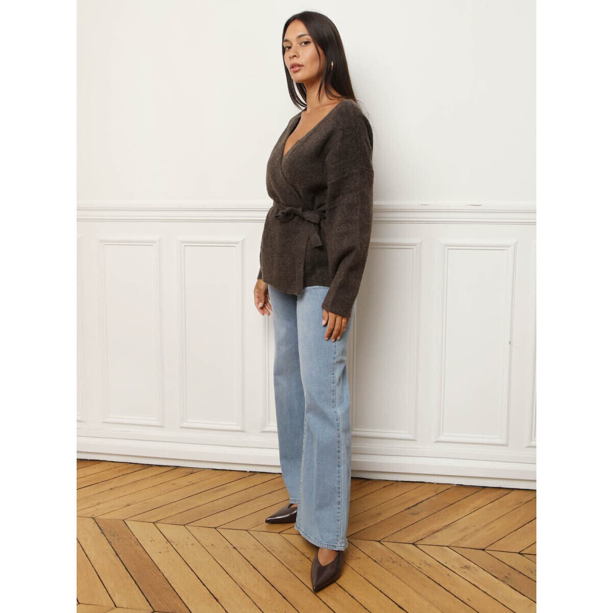 Women's Sports T-Shirts La Modeuse Brown