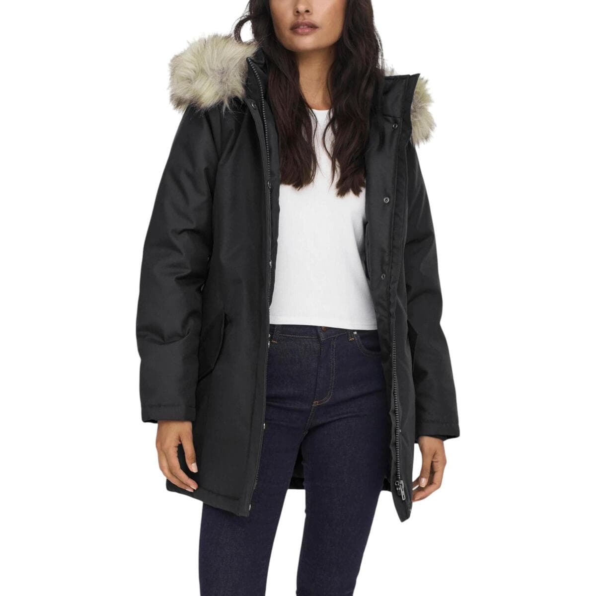 Women's Parkas Only Black