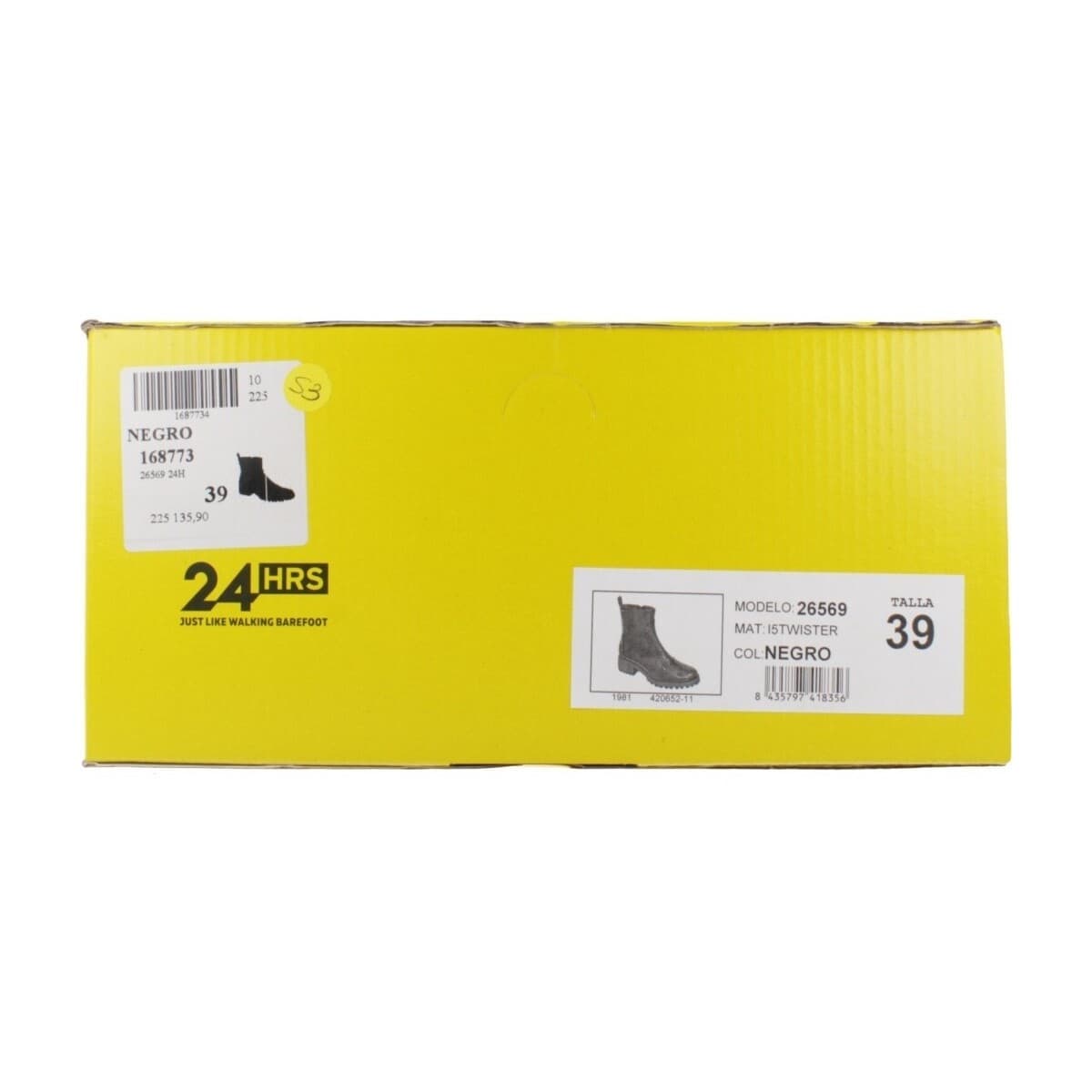 Women's Ankle Boots 24 Hrs Black