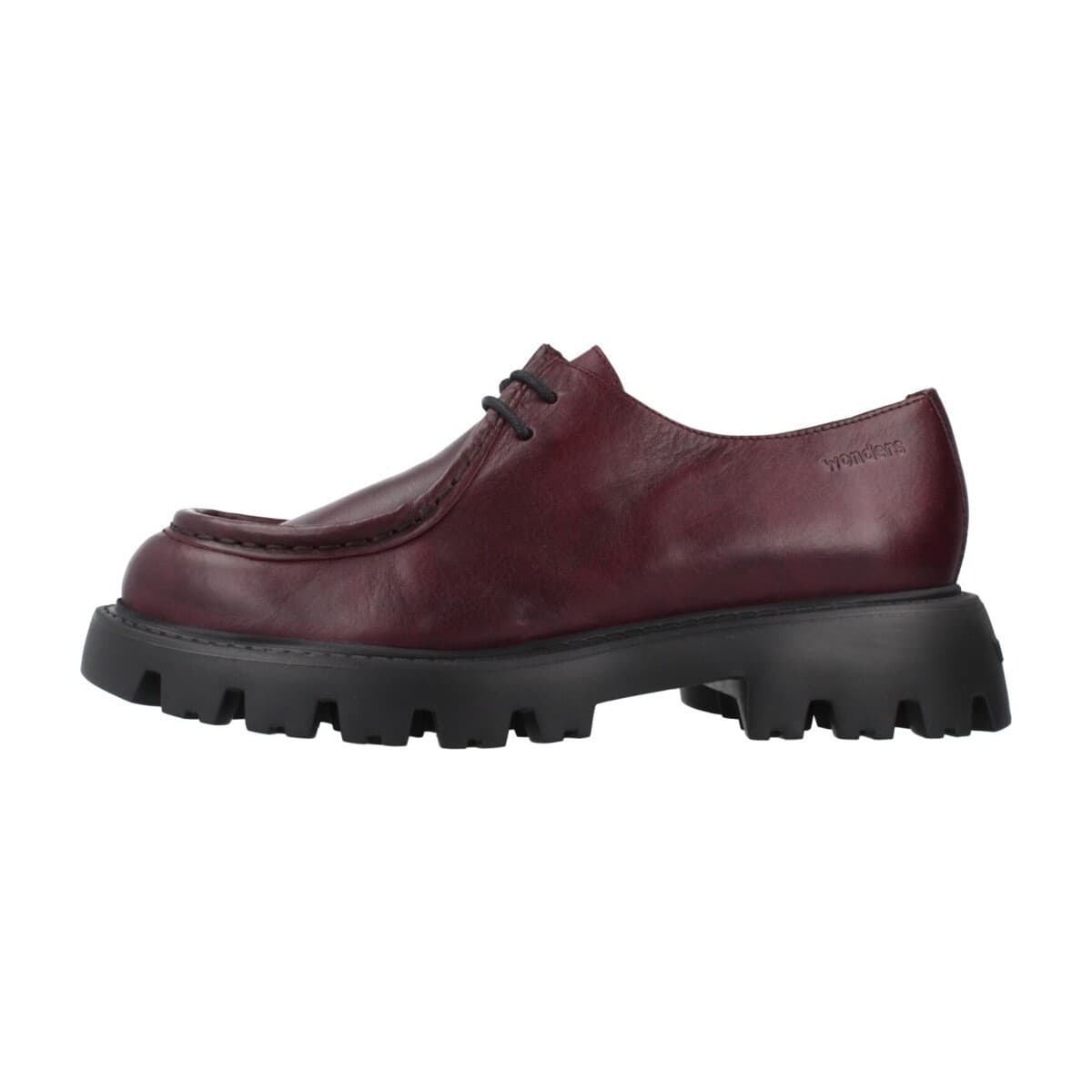 Women's Derby Shoes Wonders Bordeaux
