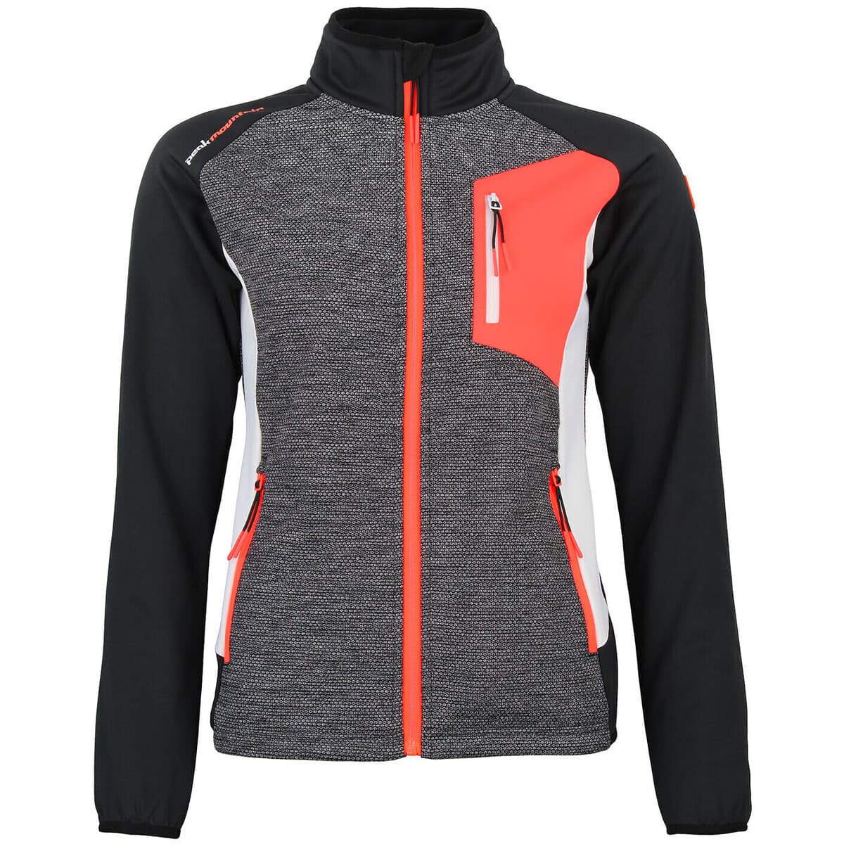 Women's Cardigans Peak Mountain Black