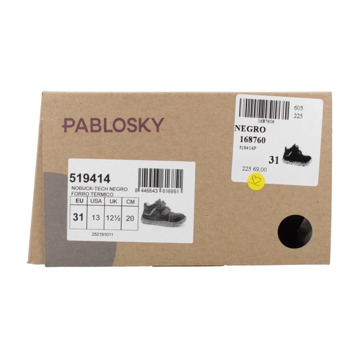 Boys' Sneakers Pablosky Black