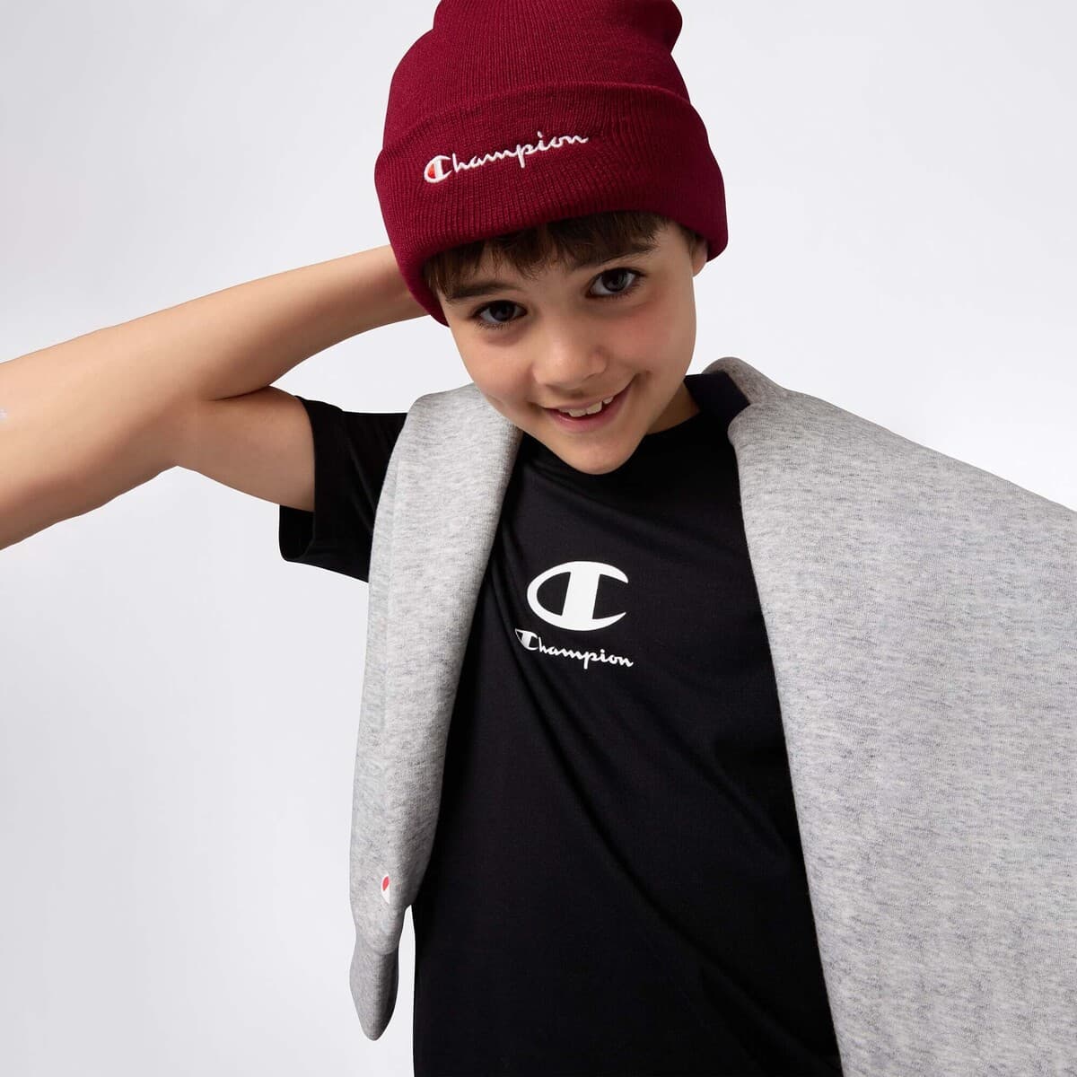 Boys' T-Shirts Champion Black