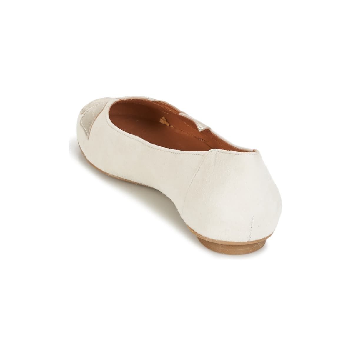 Women's Ballet Flats Betty London White