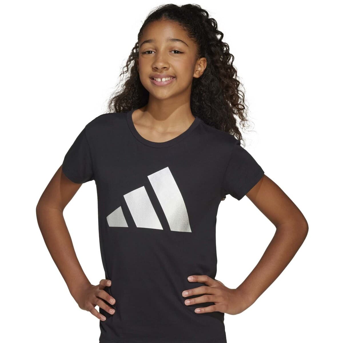 Girls' T-Shirts adidas Black
