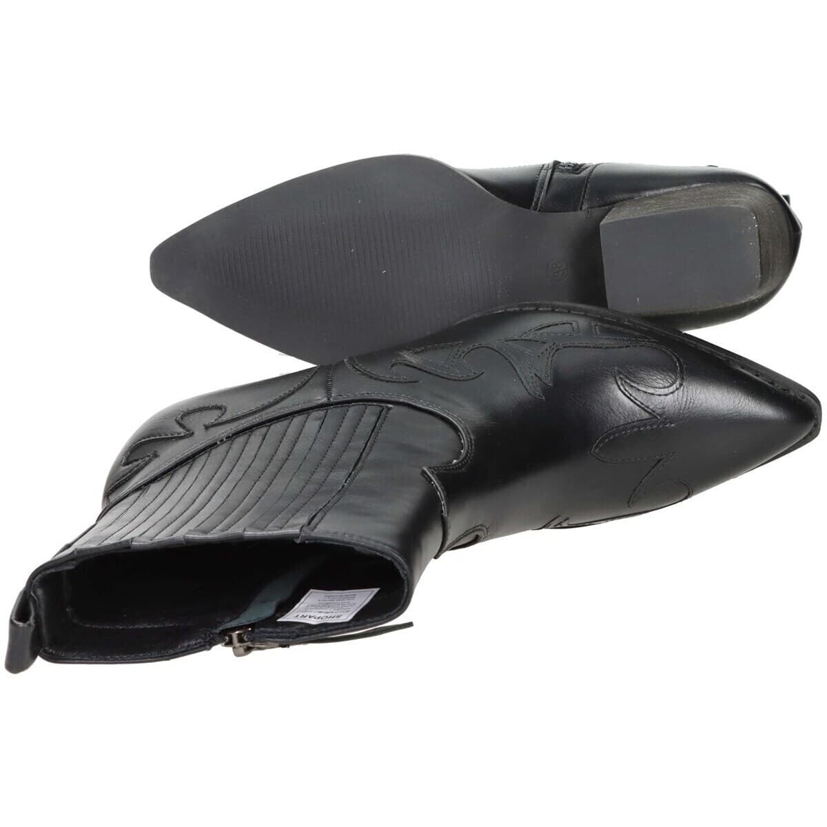 Women's Ankle Boots Shop Art Black