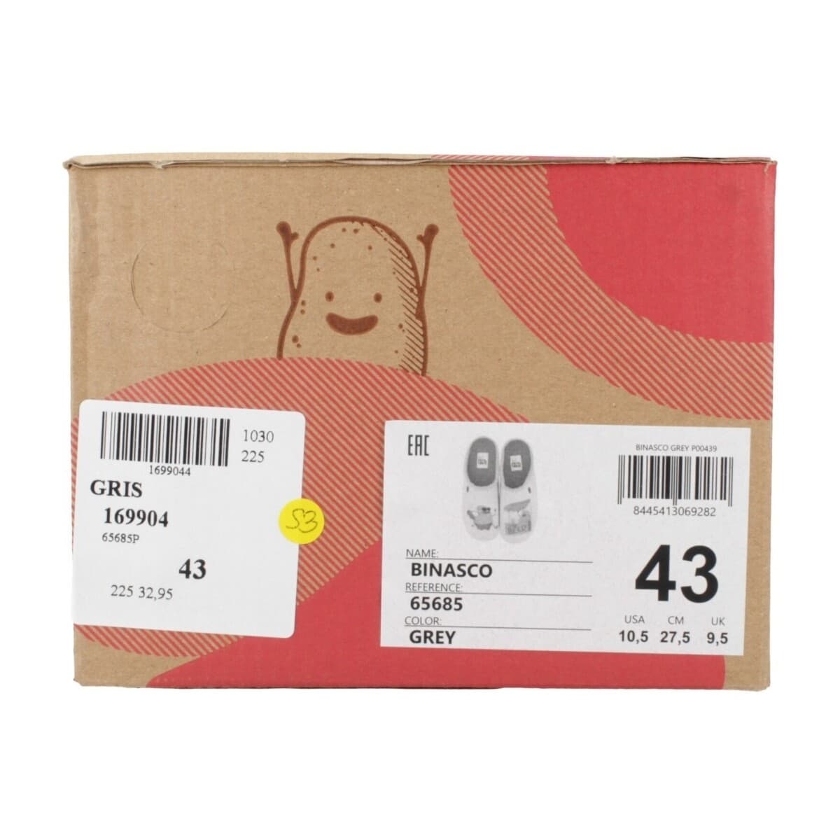 Men's House Slippers Hot Potatoes Gray