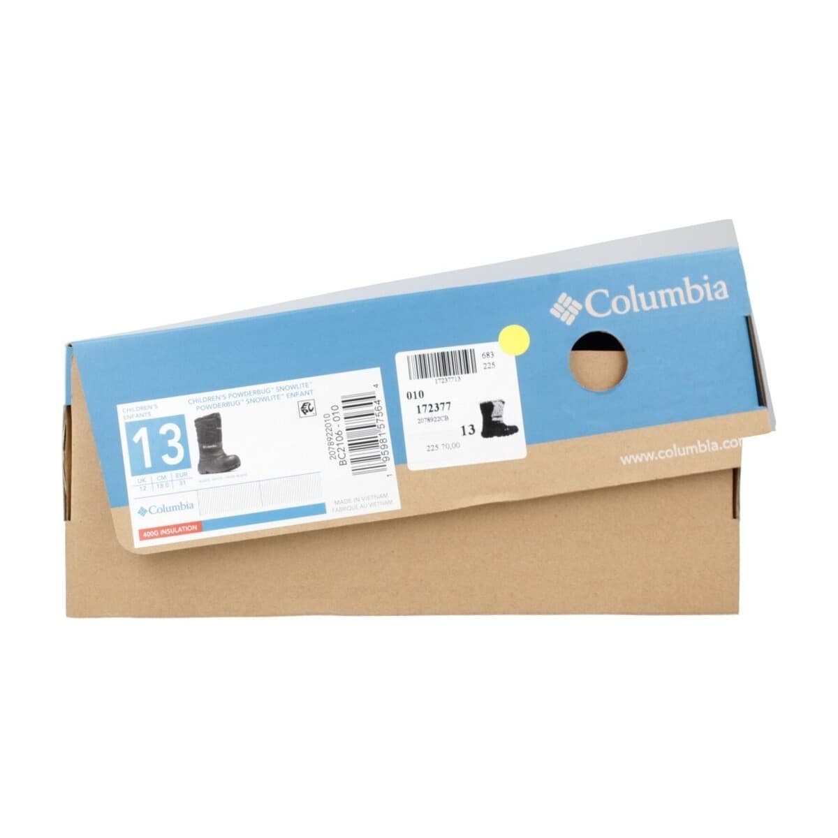 Boys' Boots Columbia Black