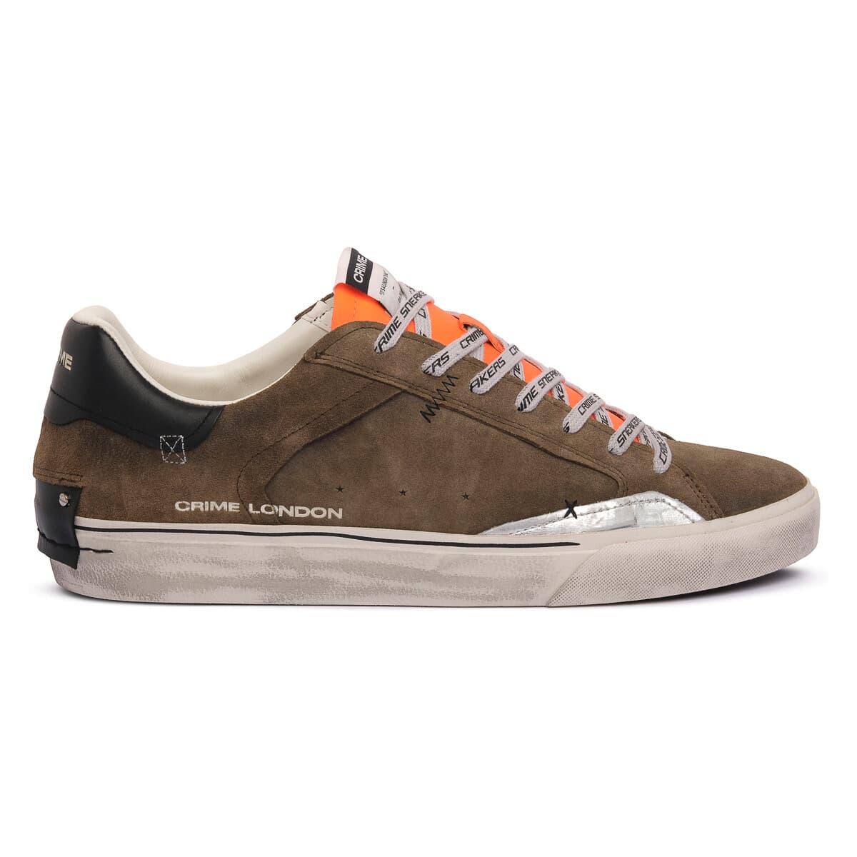 Men's Sneakers Crime London White