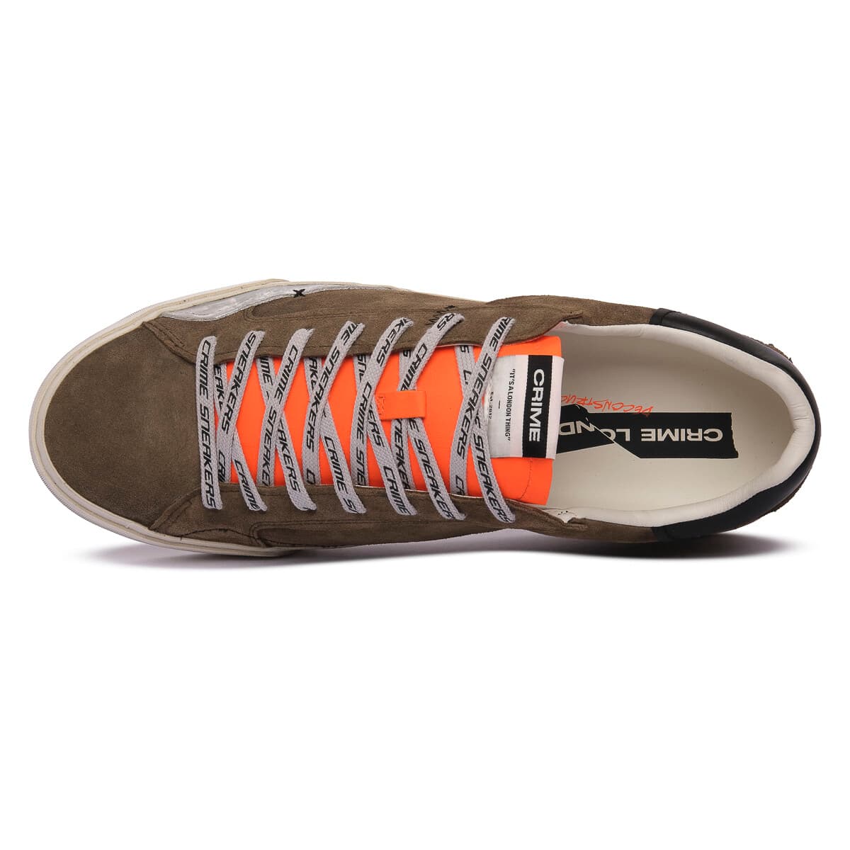 Men's Sneakers Crime London White