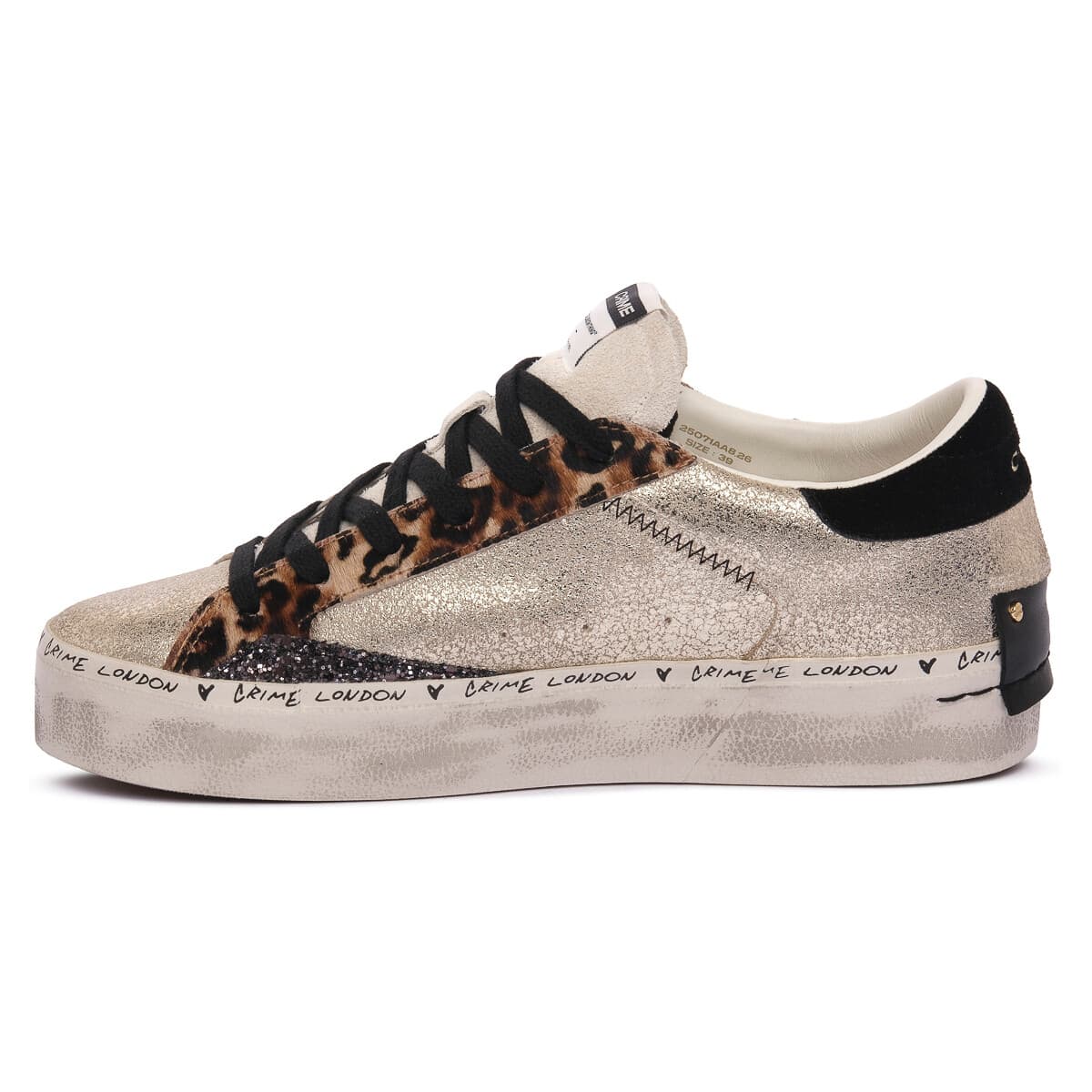 Women's Sneakers Crime London Gray