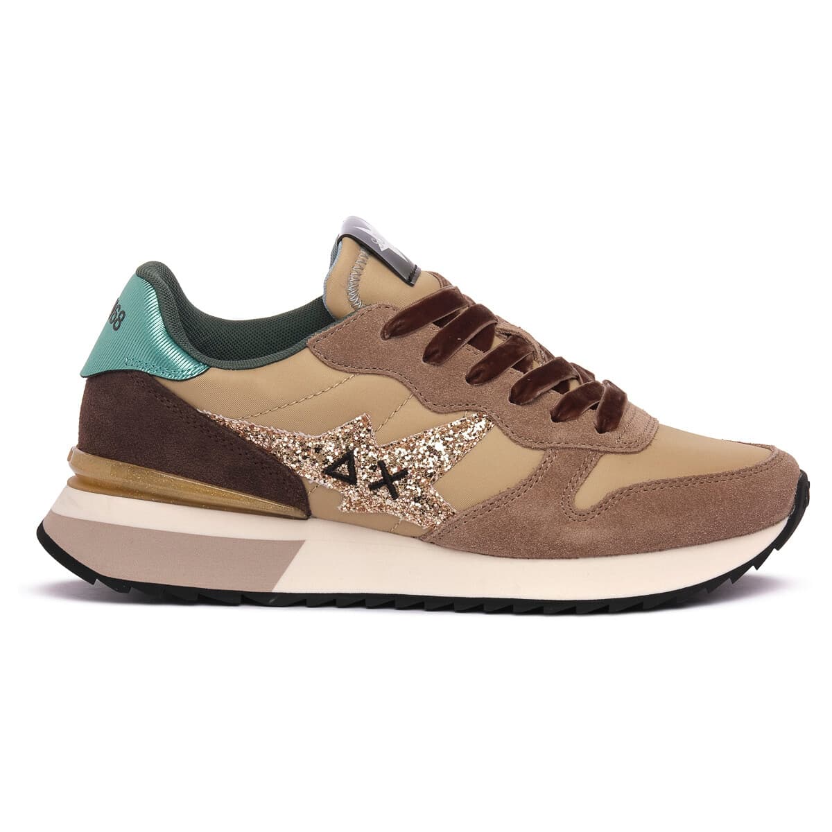 Women's Sneakers Sun68 Beige