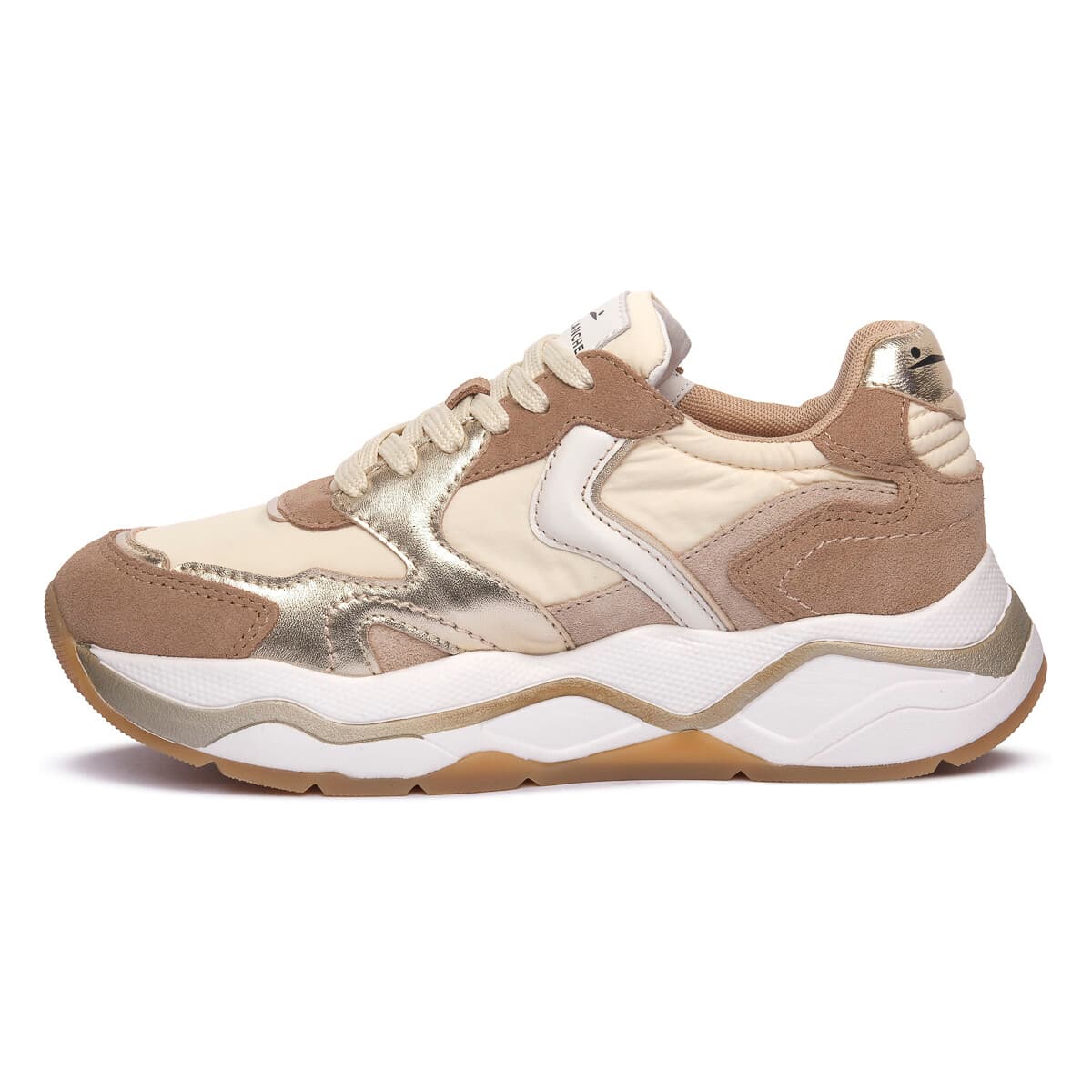 Women's Sneakers Voile Blanche Brown