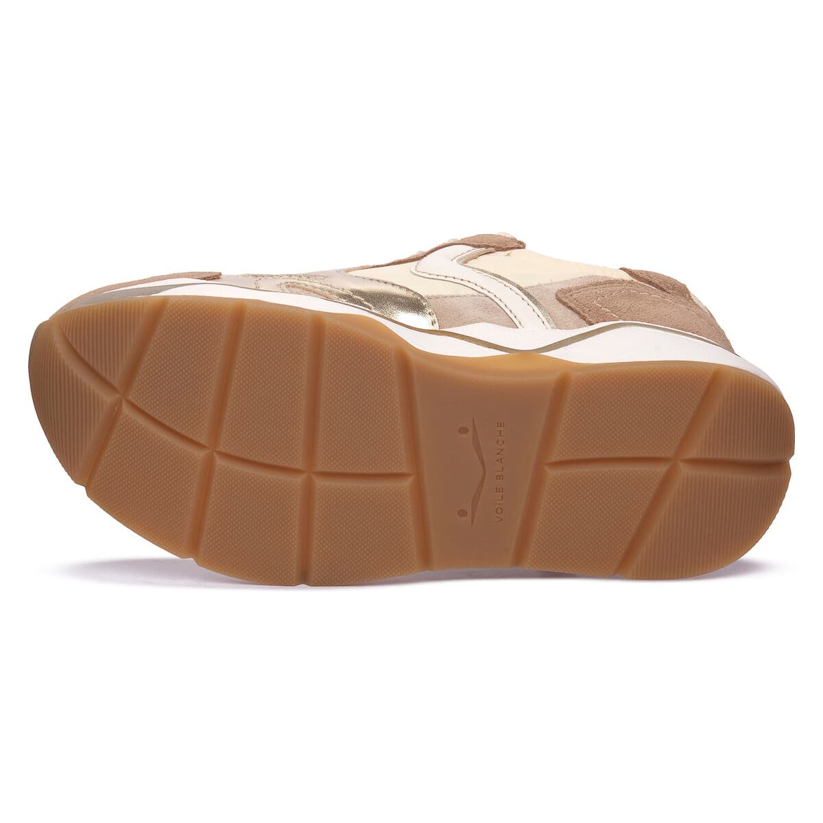 Women's Sneakers Voile Blanche Brown