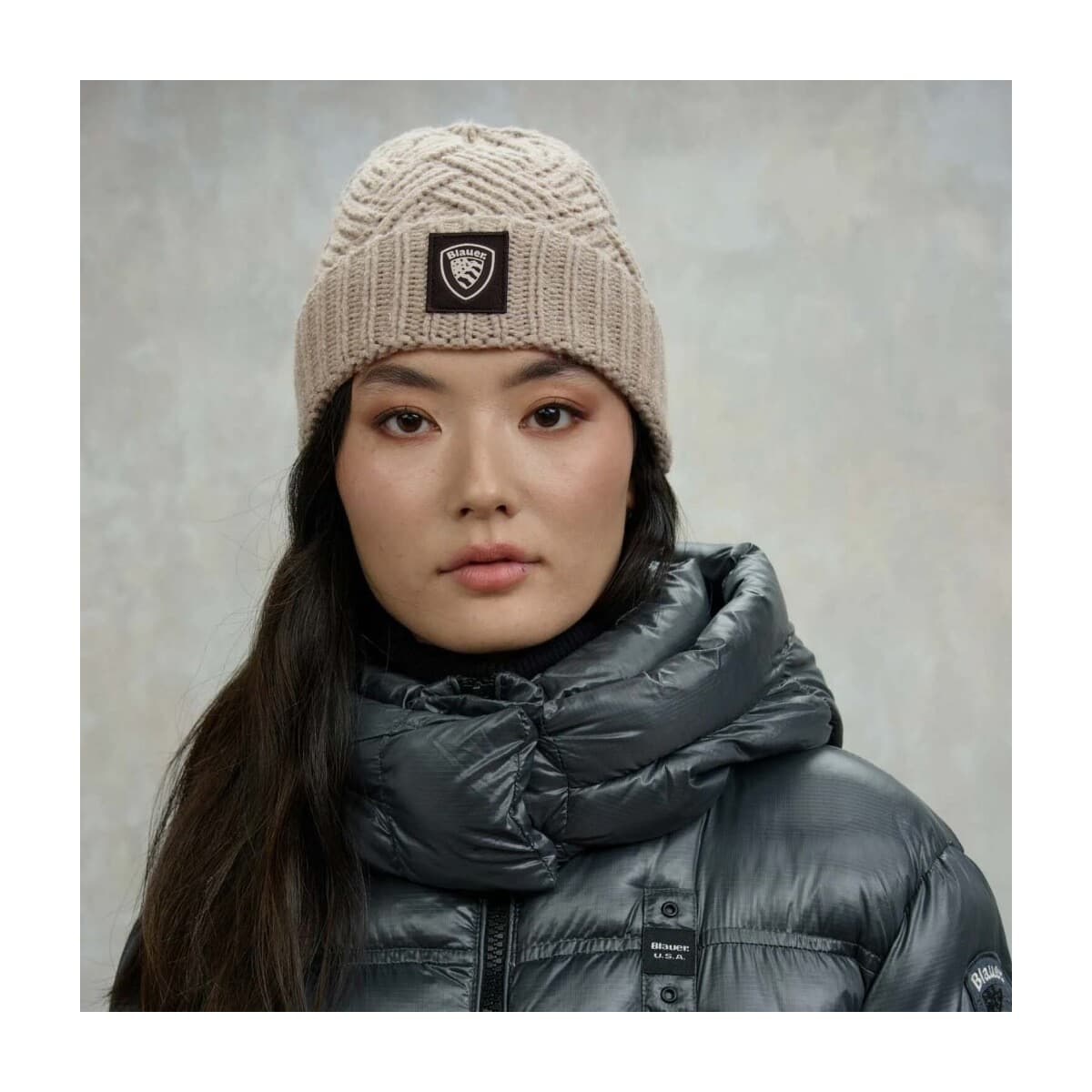 Women's Beanies Blauer Beige