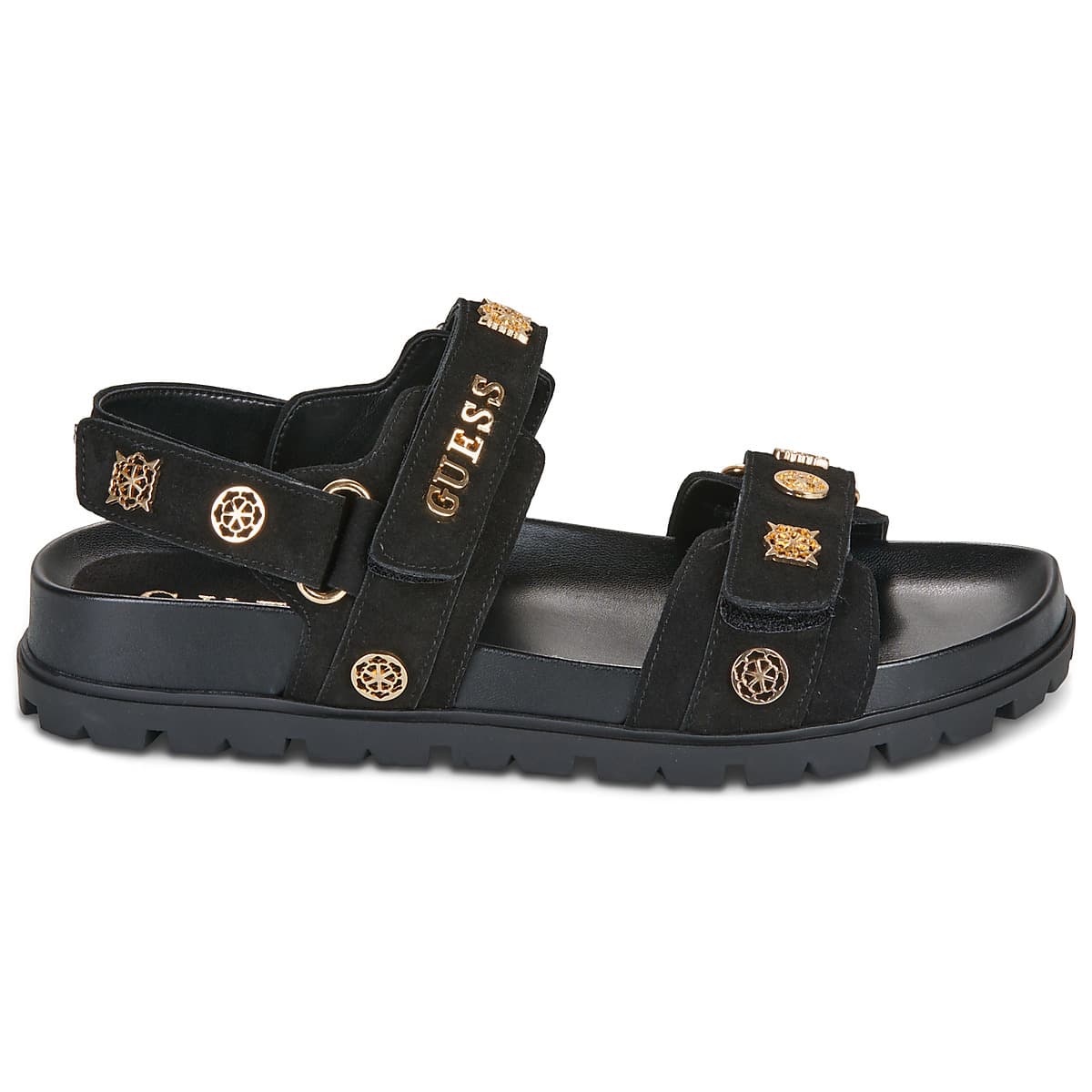 Women's Platforms Guess Black