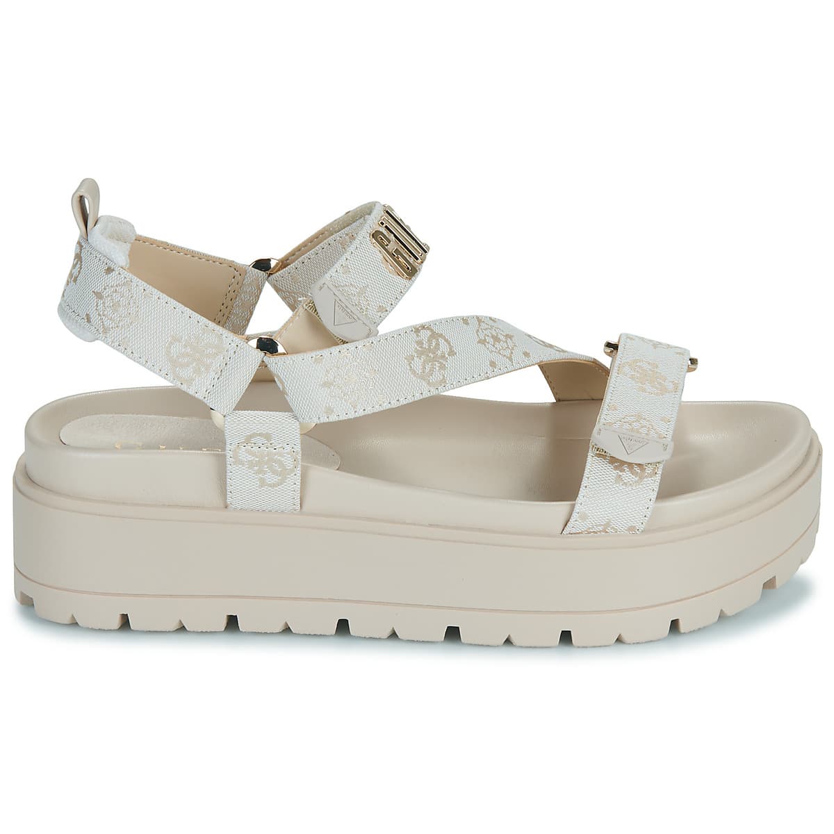 Women's Platforms Guess White