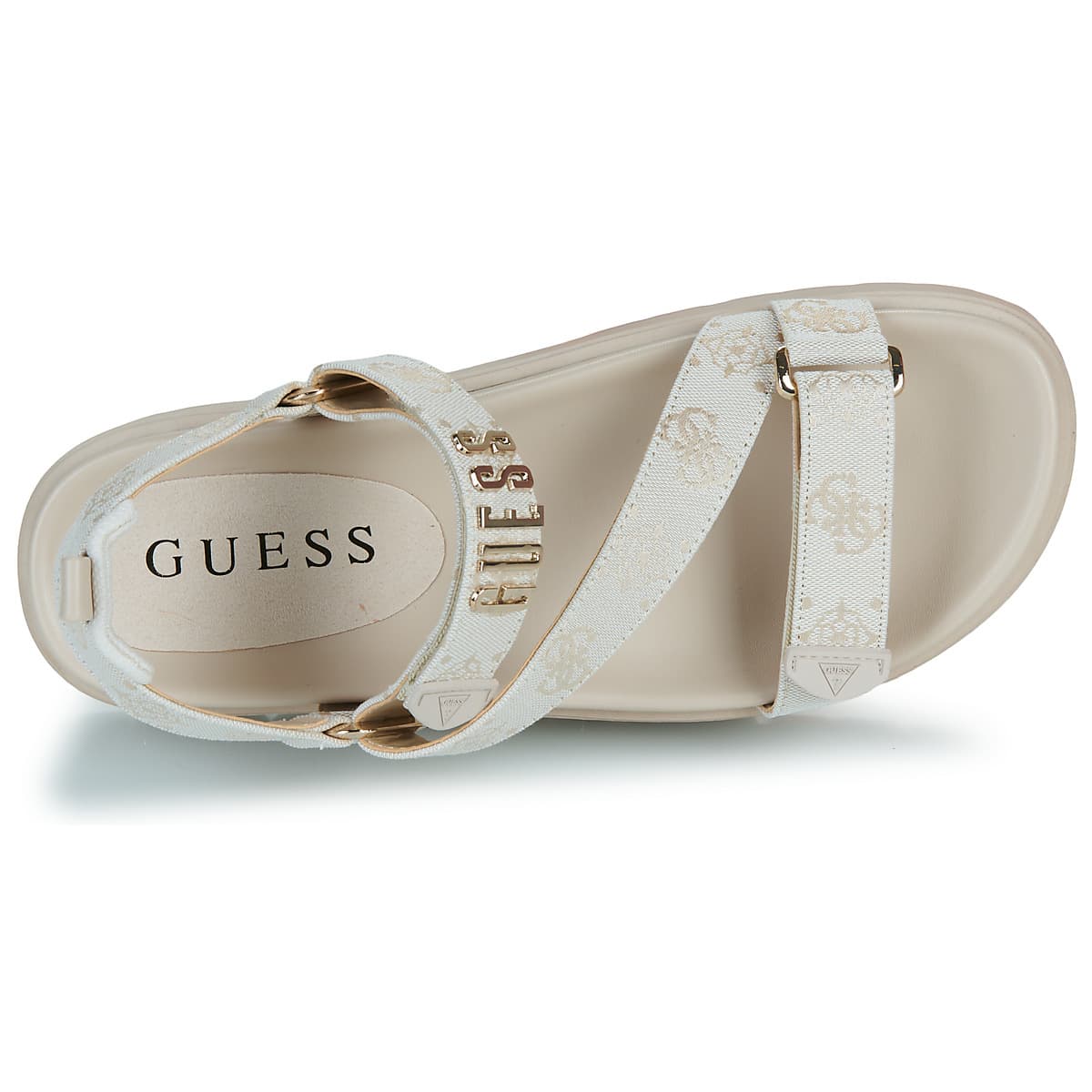 Women's Platforms Guess White