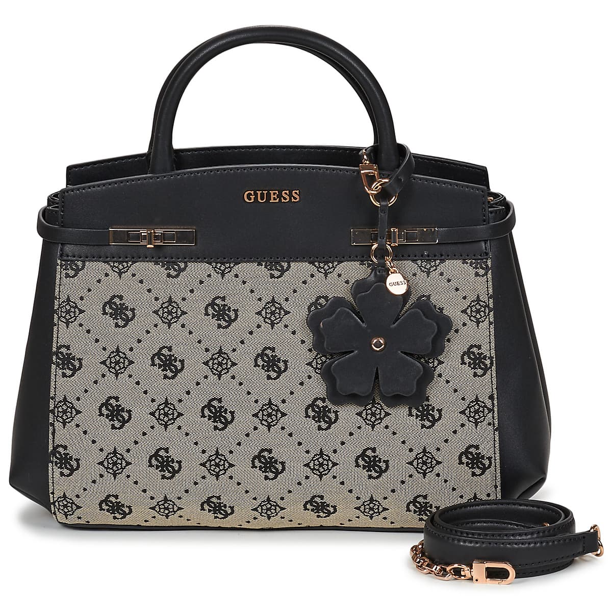 Τσάντες Χειρός Guess MELINDA LOGO TRI COMP SATCHEL