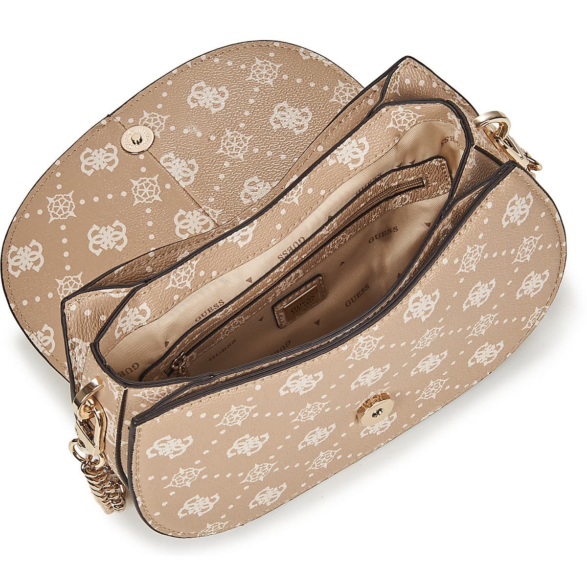 Women's Shoulder Bags Guess Beige