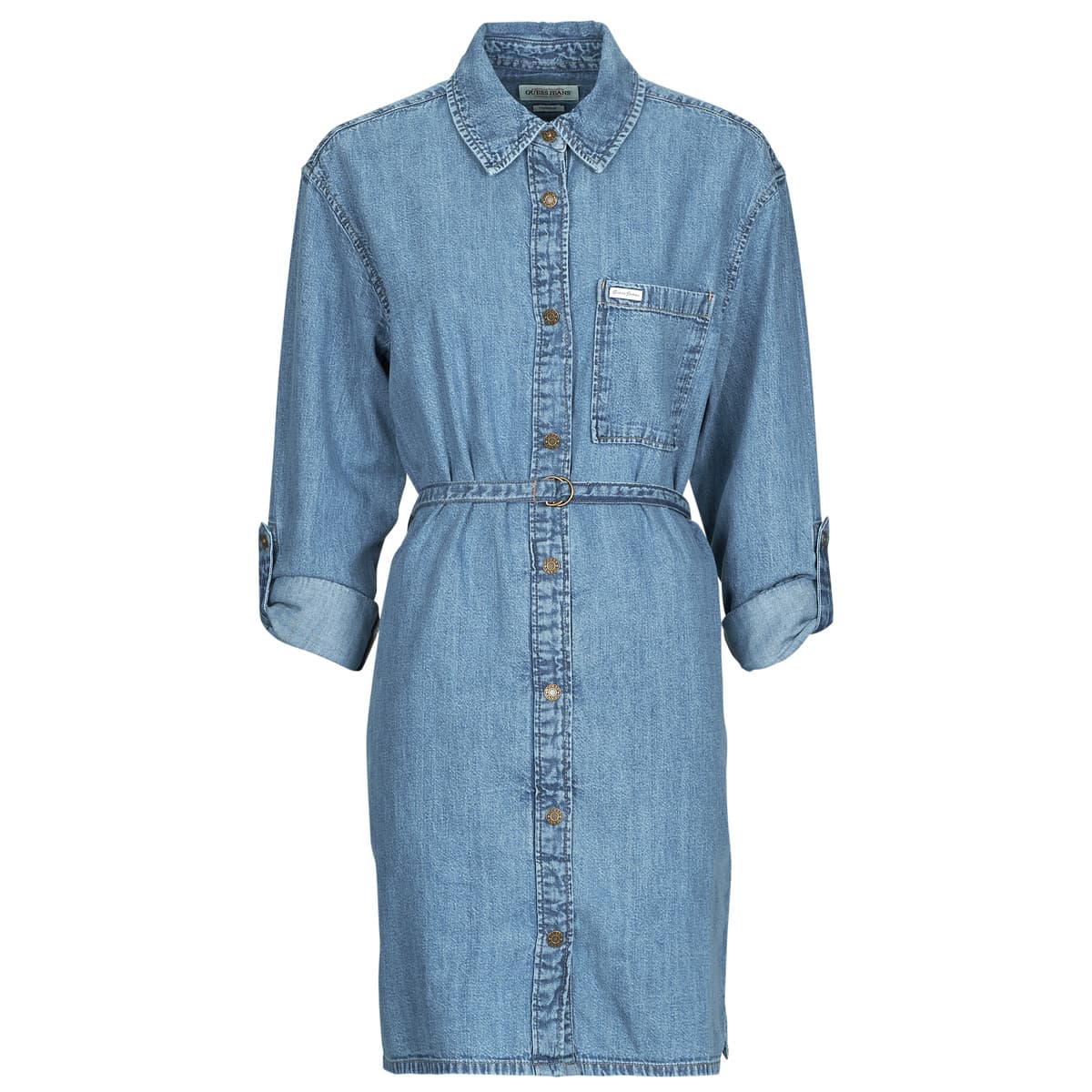 Κοντά Φορέματα Guess GJ LS DENIM SHIRT