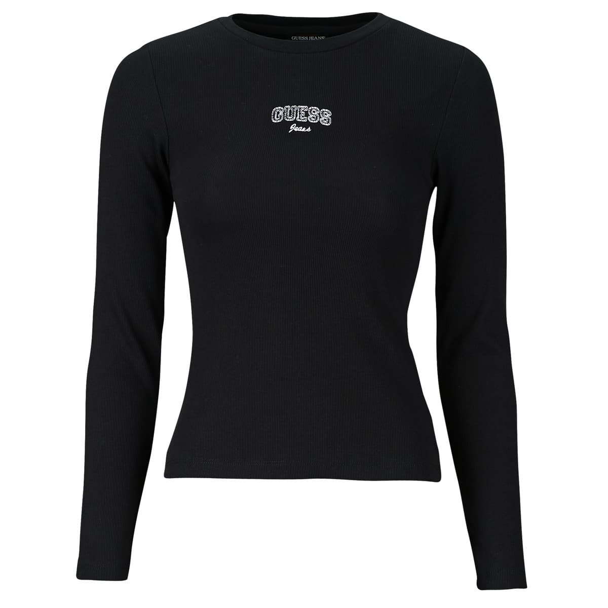 Μπλουζάκια με μακριά μανίκια Guess GJ LS CN EMBRO SLIM