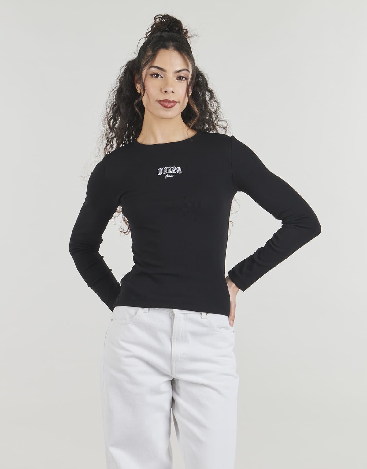 Women's T-Shirts Guess Black