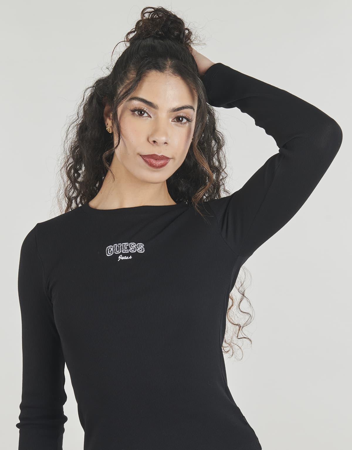 Women's T-Shirts Guess Black