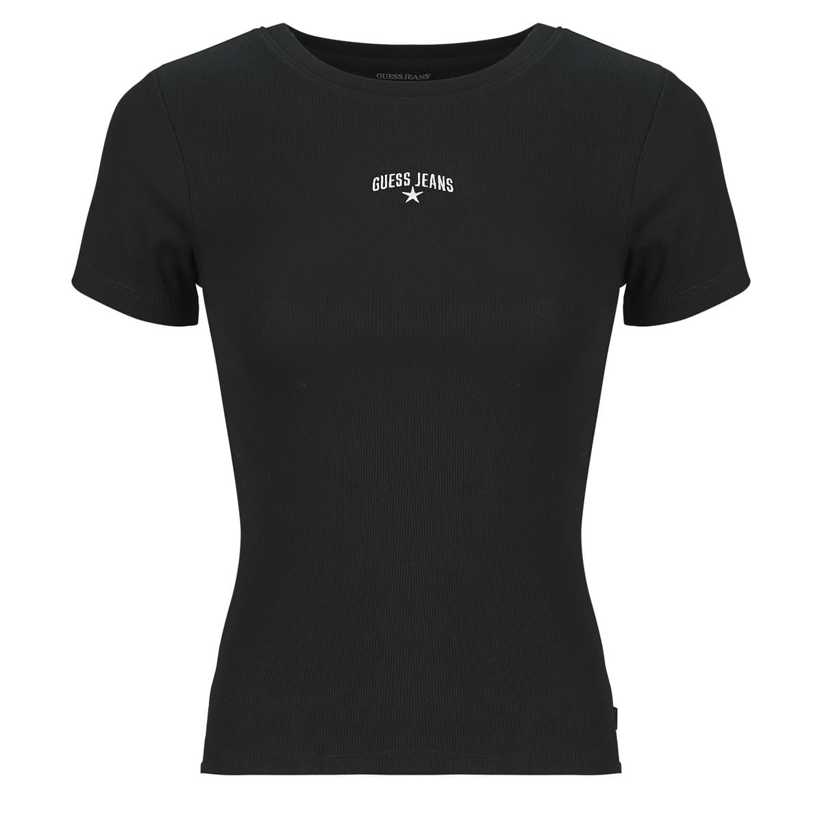 T-shirt με κοντά μανίκια Guess GJ SS CN RIB EMBRO