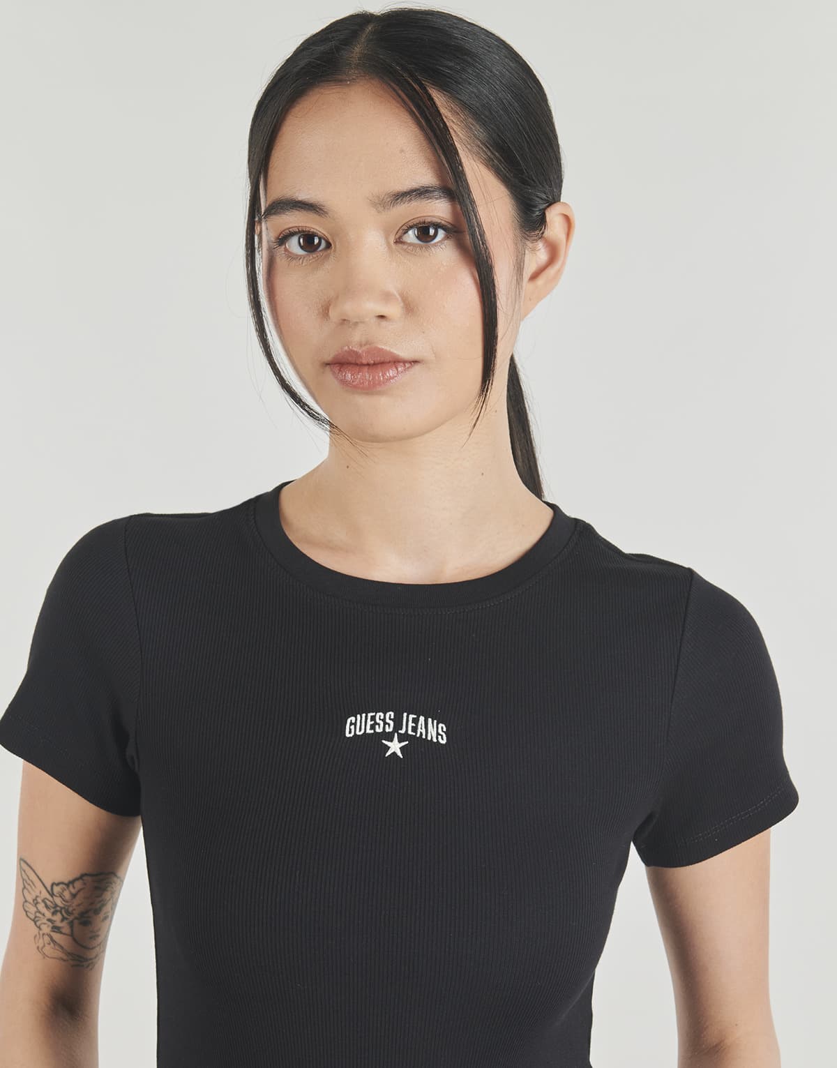 Women's T-Shirts Guess Black