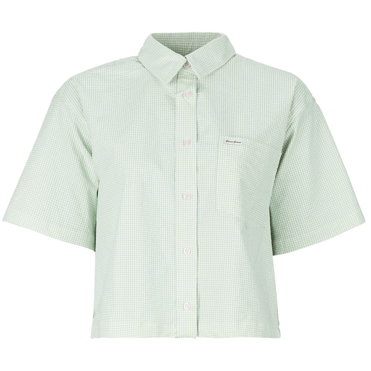 Πουκάμισα Guess GJ SS BOXY SHIRT