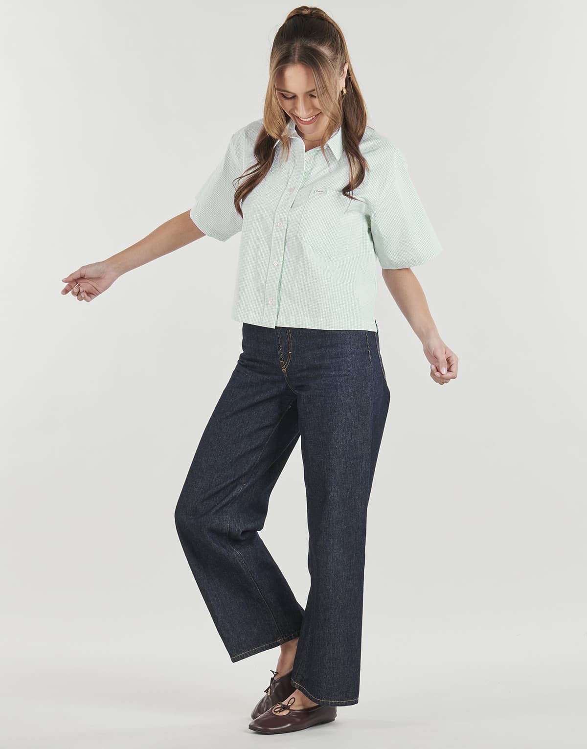 Women's Shirts Guess Green