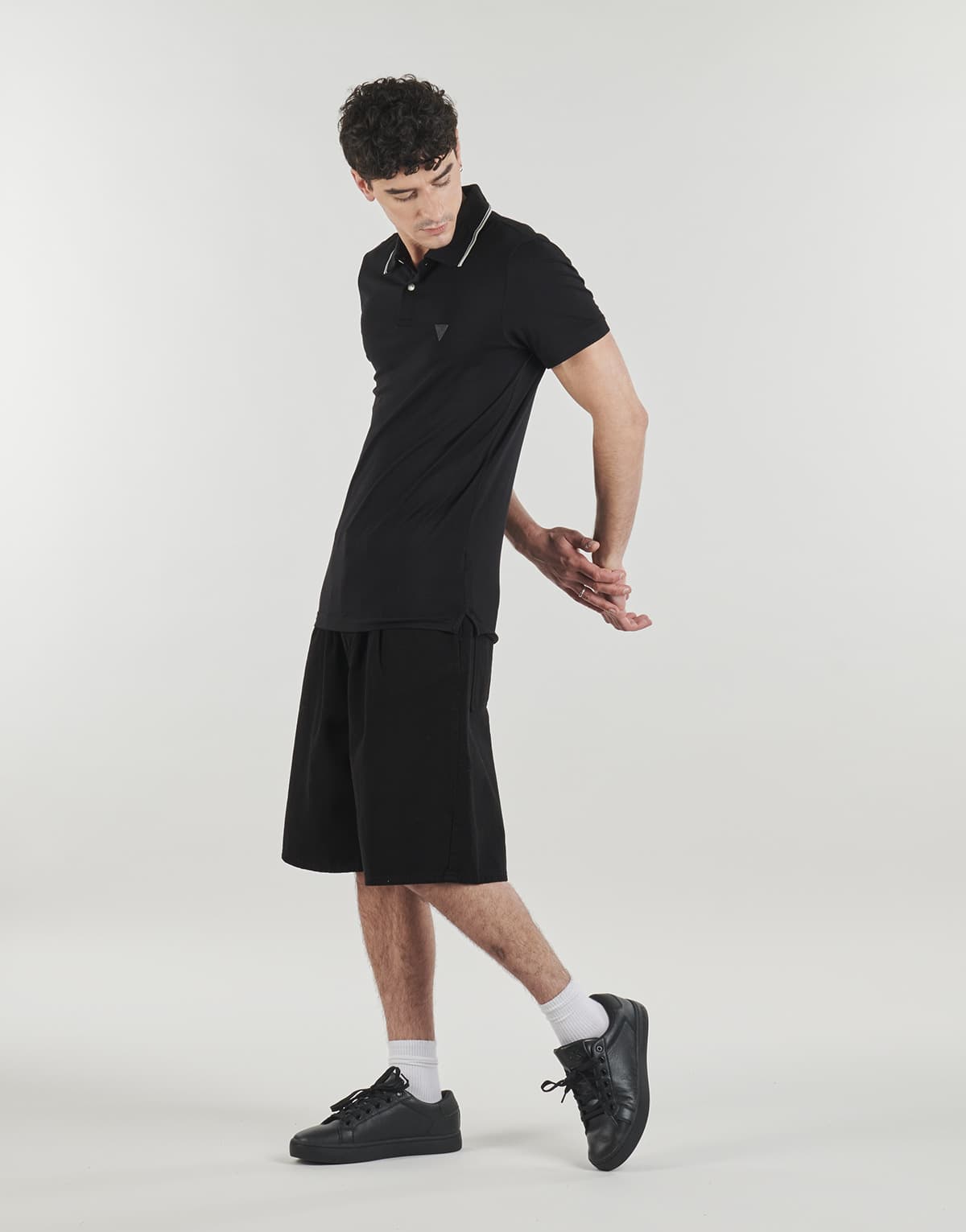 Men's Polo Shirts Guess Black