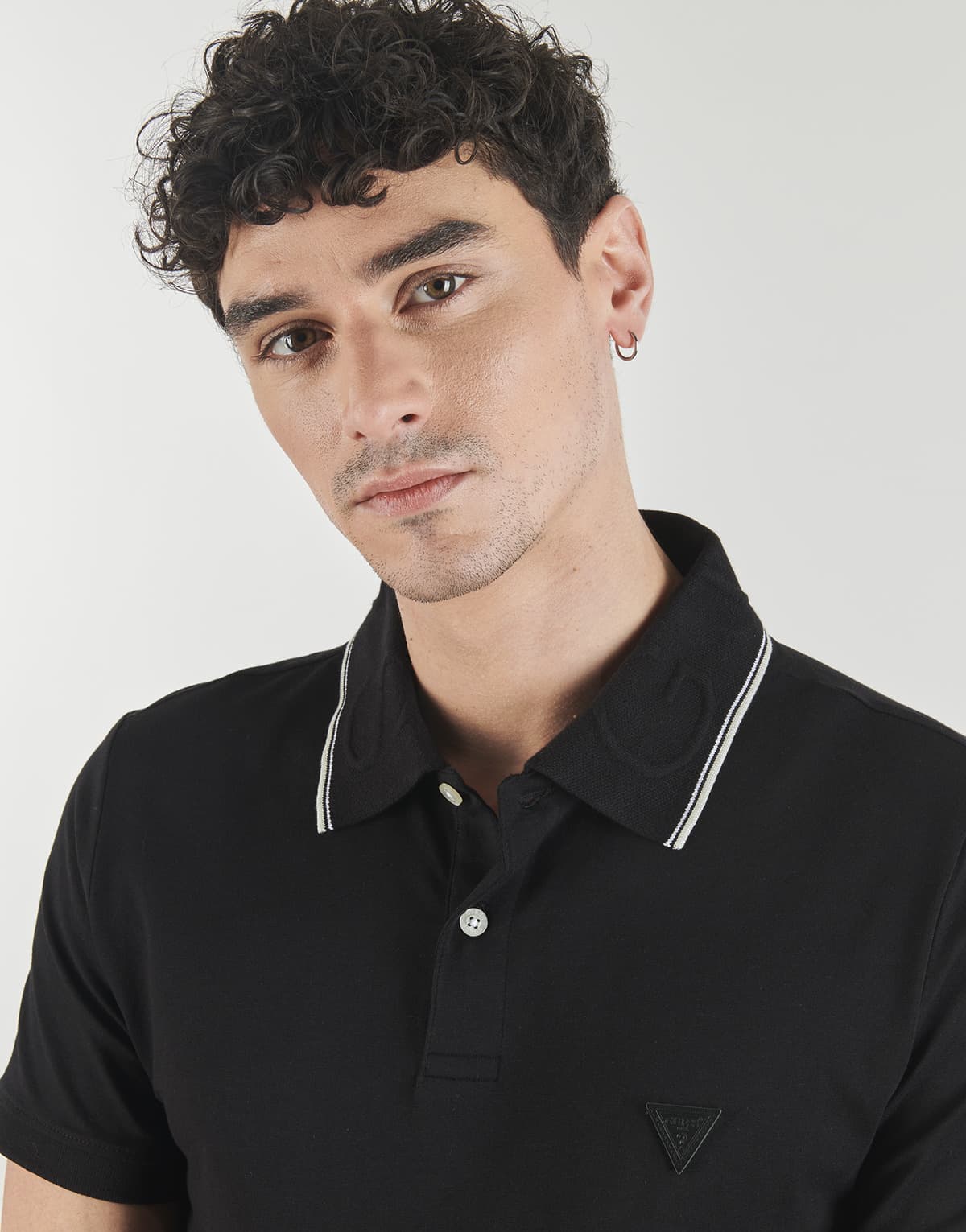 Men's Polo Shirts Guess Black