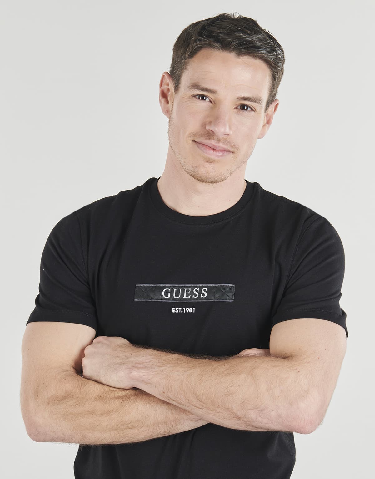 Men's T-Shirts Guess Black