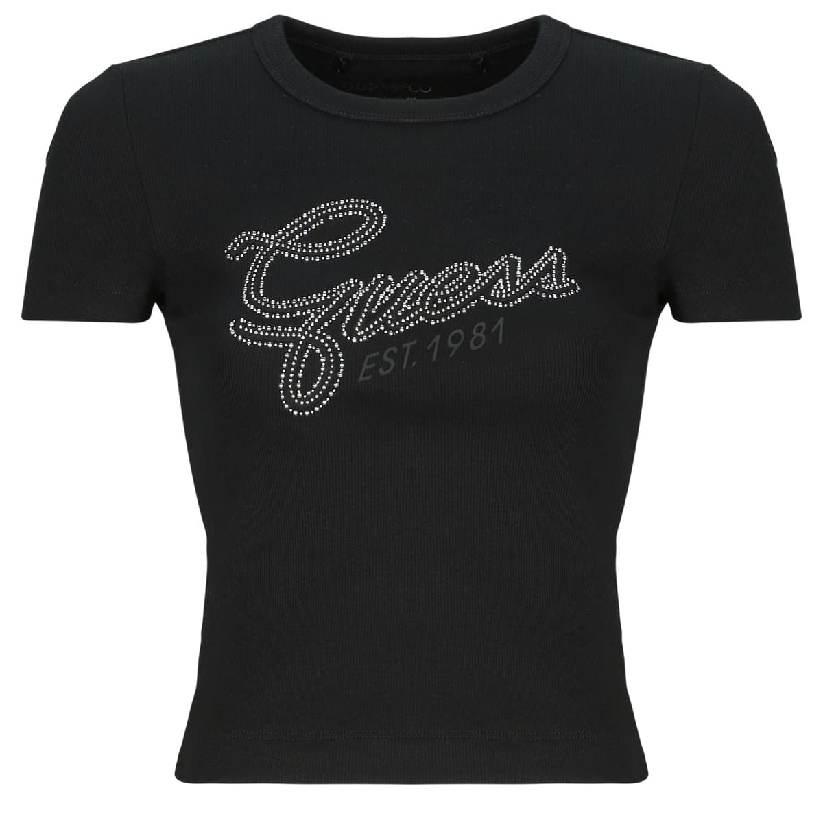 T-shirt με κοντά μανίκια Guess SS CN GUESS STUDS