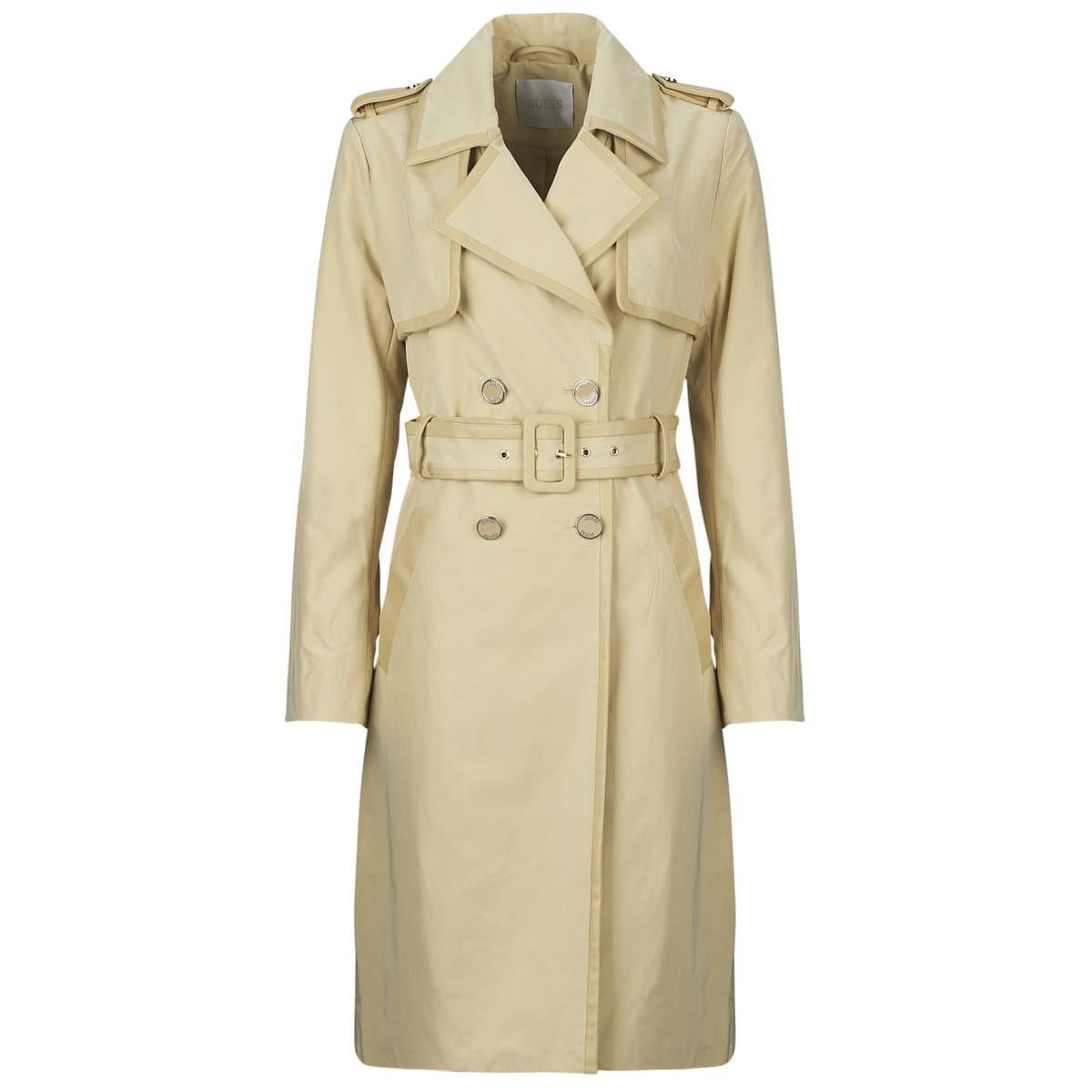 Καπαρτίνες Guess JENNY PU DETAILS TRENCH