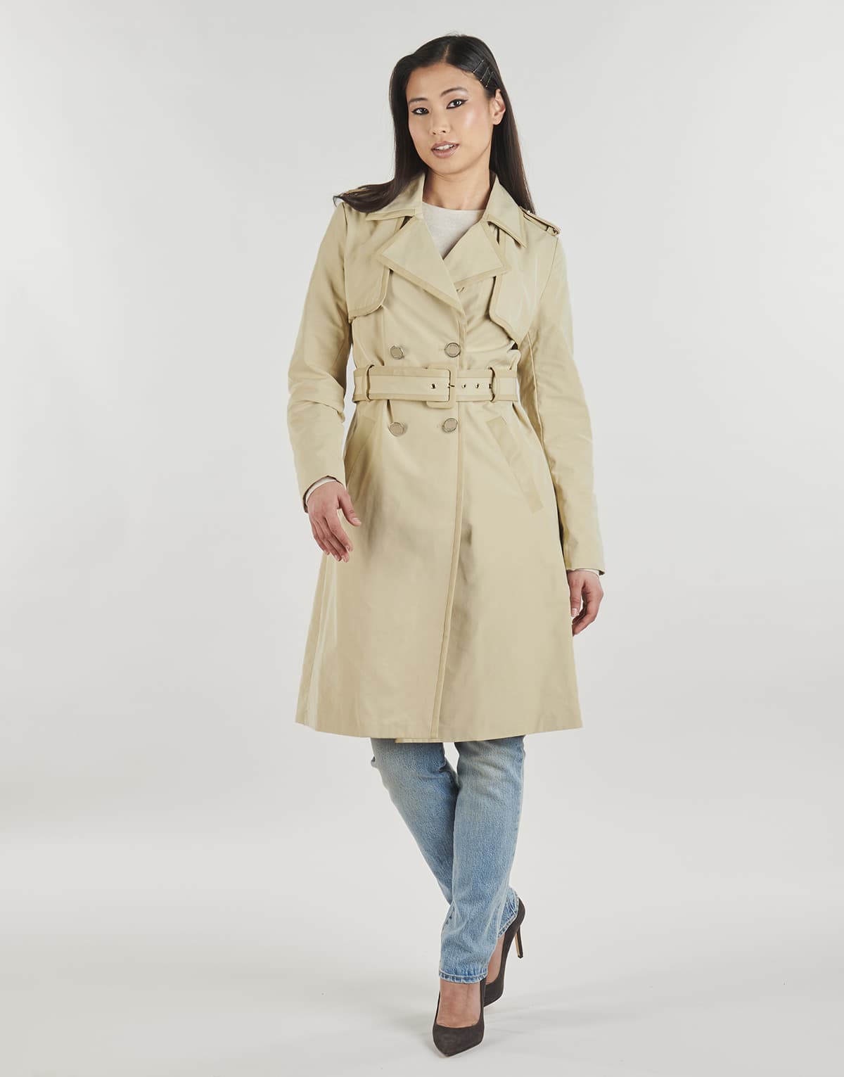 Women's Coats Guess Beige