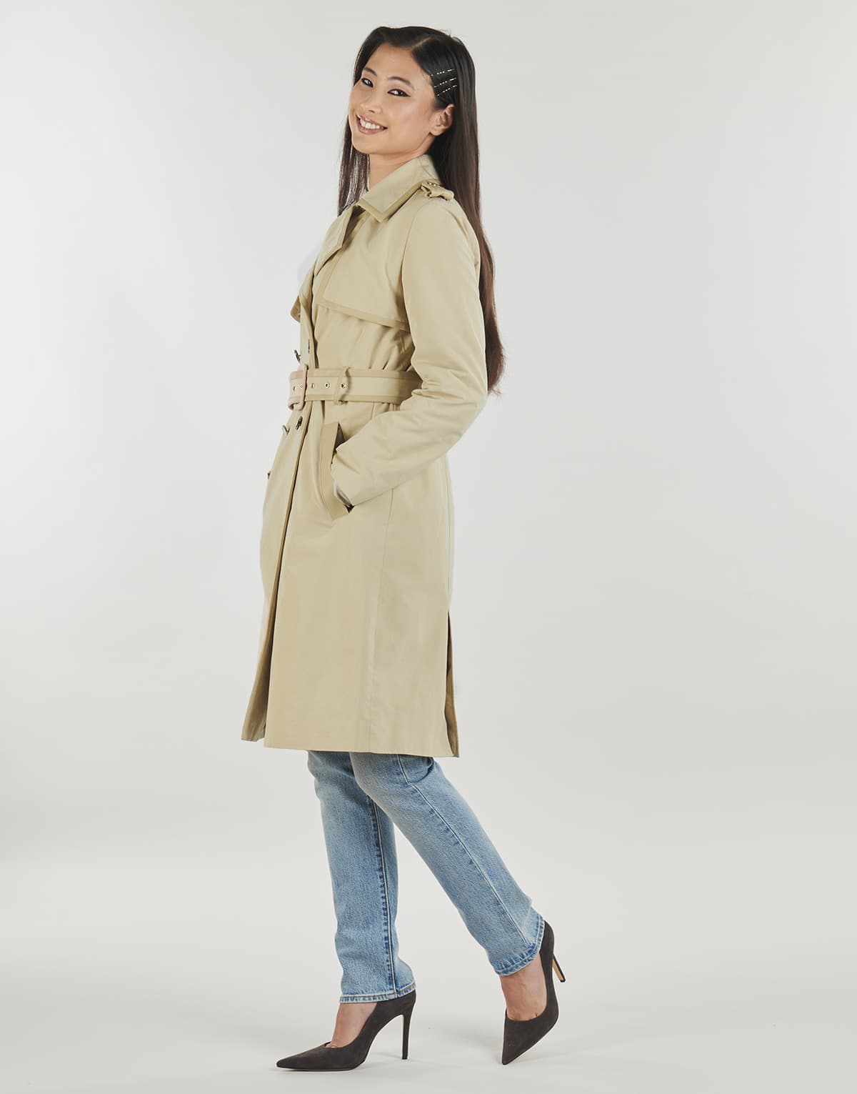 Women's Coats Guess Beige